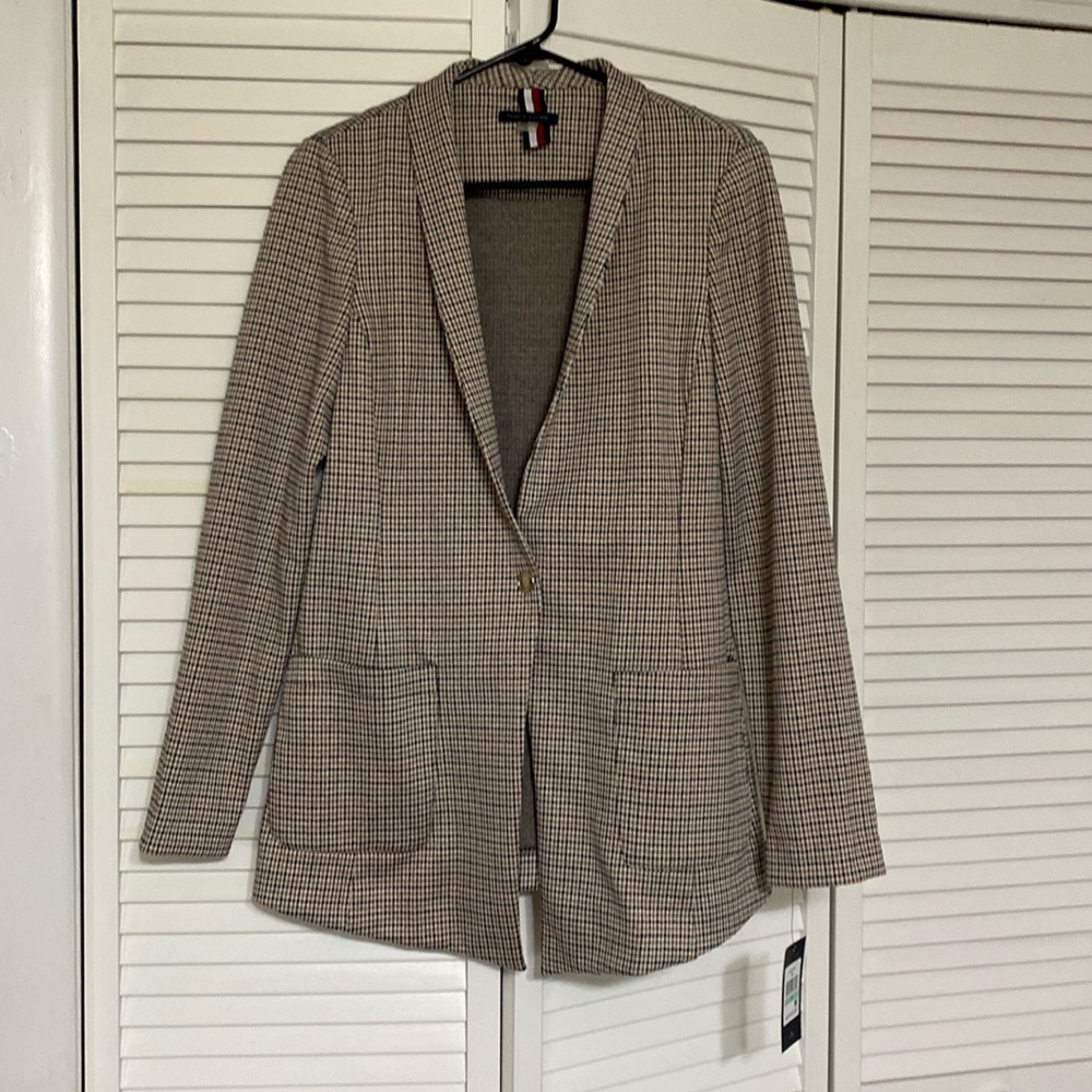 Tommy Hilfiger houndstooth blazer